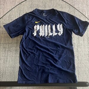 Nike Kids Navy Blue Phillies city Connect Tee